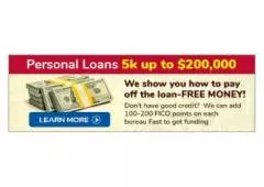 We have a simple investment that returns 12% a month which pays back the loan AND makes you money!