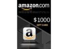 GET A CHANCE TO WIN A 1000 DOLLAR PREPAID AMAZON GIFT CARD